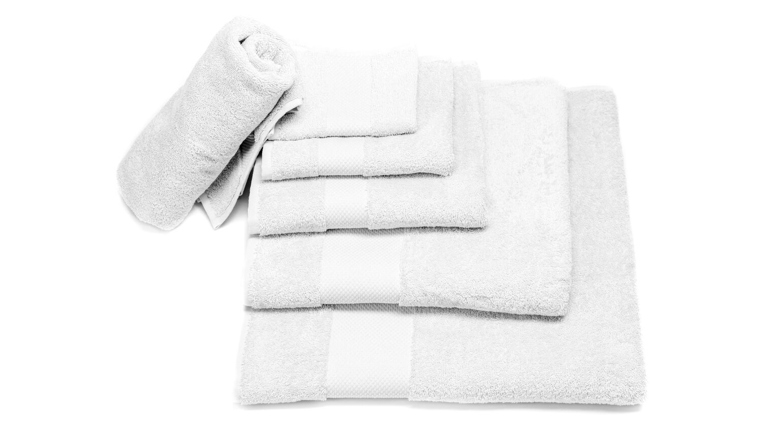 Spa handklæði hvítt Spa þvottapoki 15x21, hvítur - Image 1