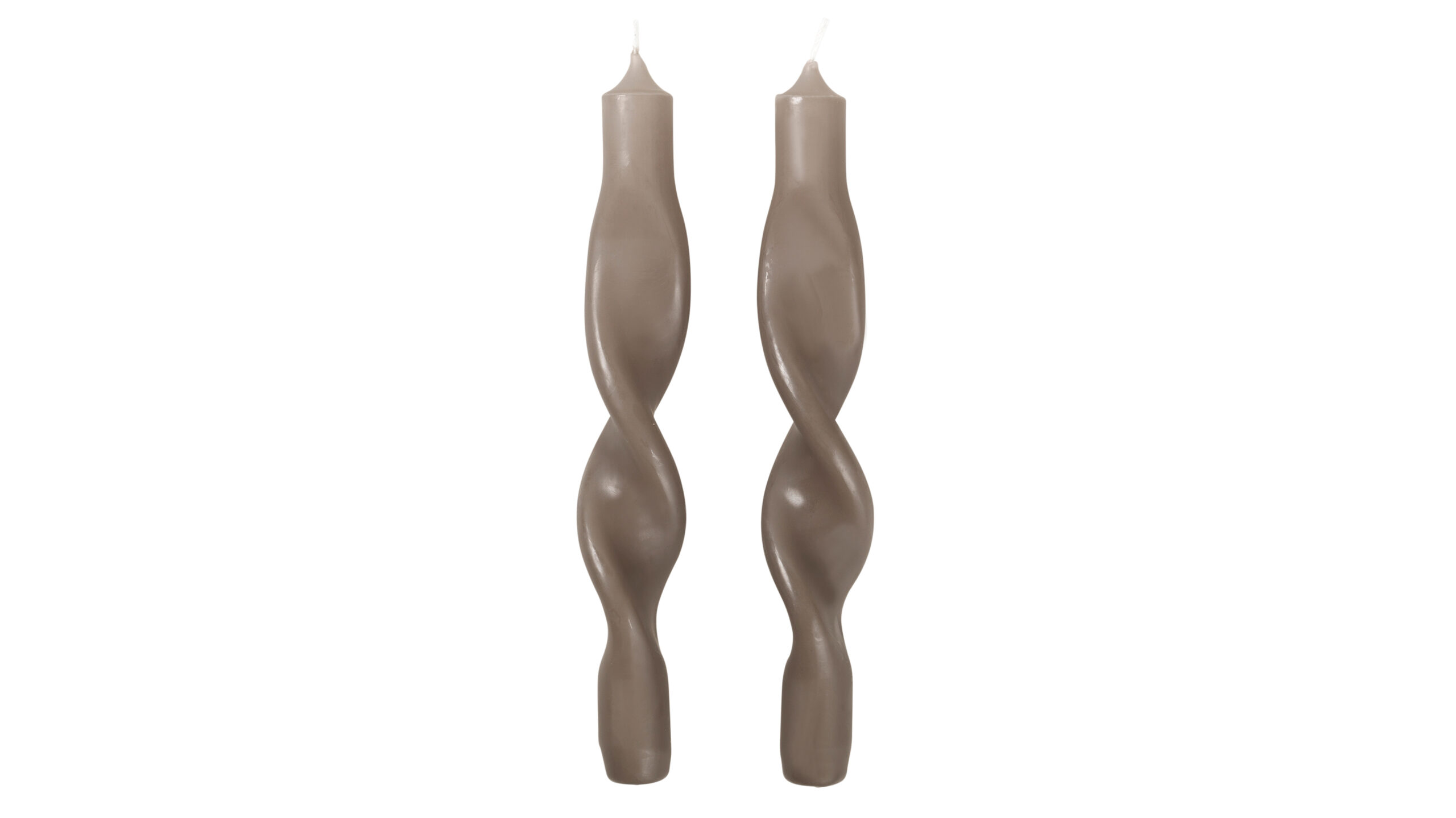 Broste Twist kerti s:2 Linen Broste Twist kerti s/2 Linen - Image 1