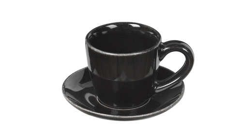 14533464 (1) Broste Nordic Coal espresso bolli með undirskál 5cl - Image 1