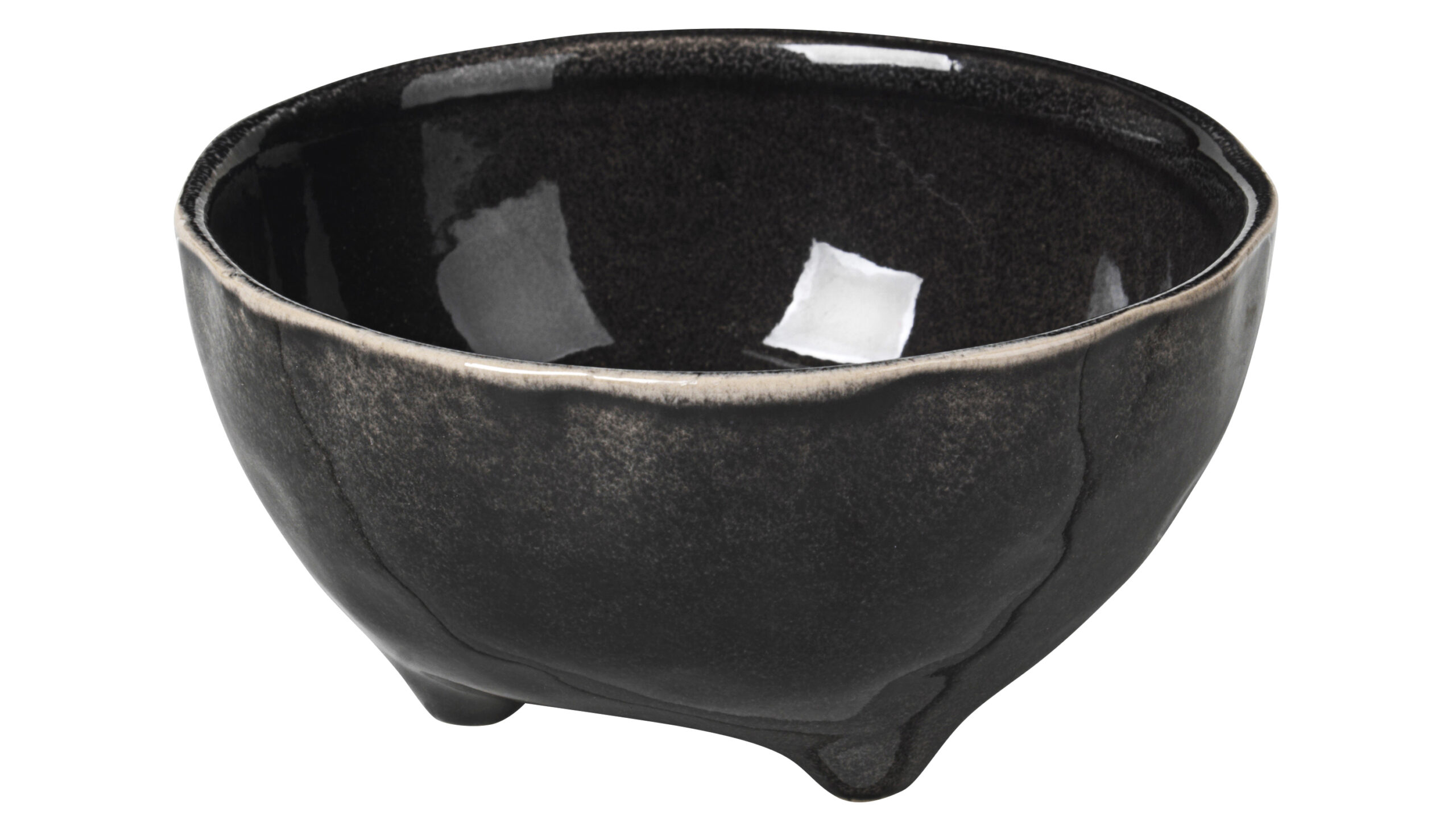 Broste Nordic Coal skál m:3 fótum 11x5,5cm Broste Nordic Coal skál á fótum Ø11x5,5 cm - Image 1