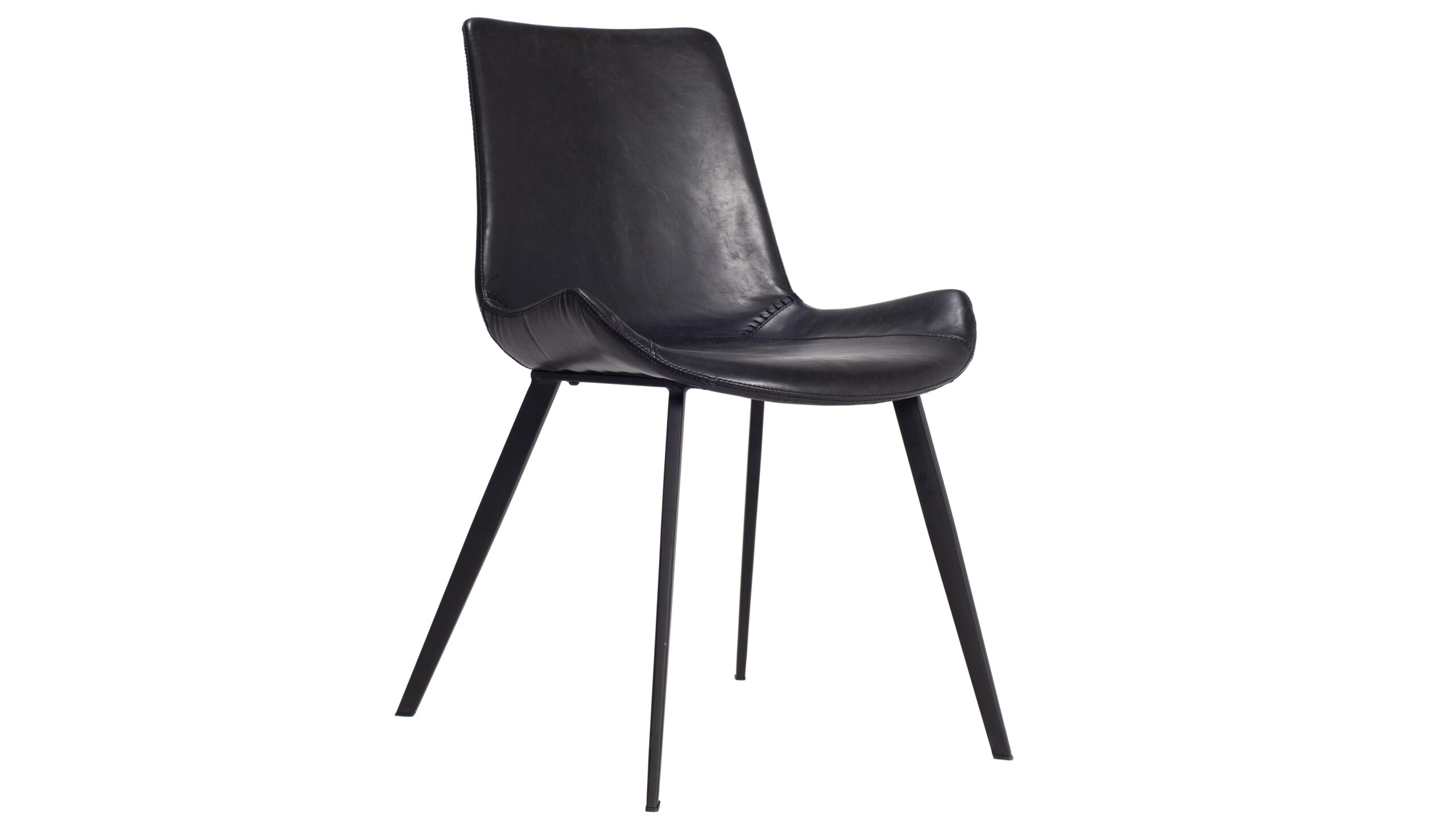 Hype borðstofustóll svart:Vintage svartur Hype borðstofustóll svart/Vintage svartur – mynd 1