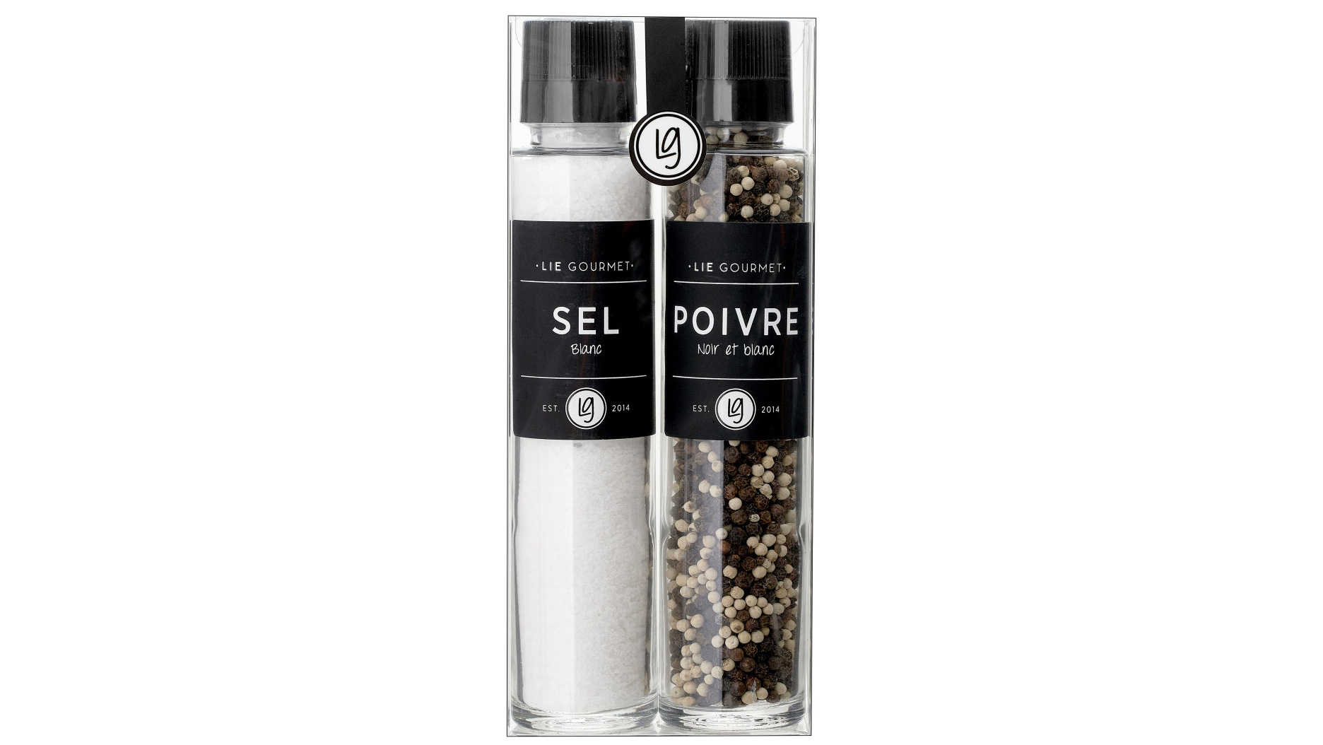 Lie Gourmet salt-pipar gjafasett Lie Gourmet salt og pipar gjafasett - Image 1