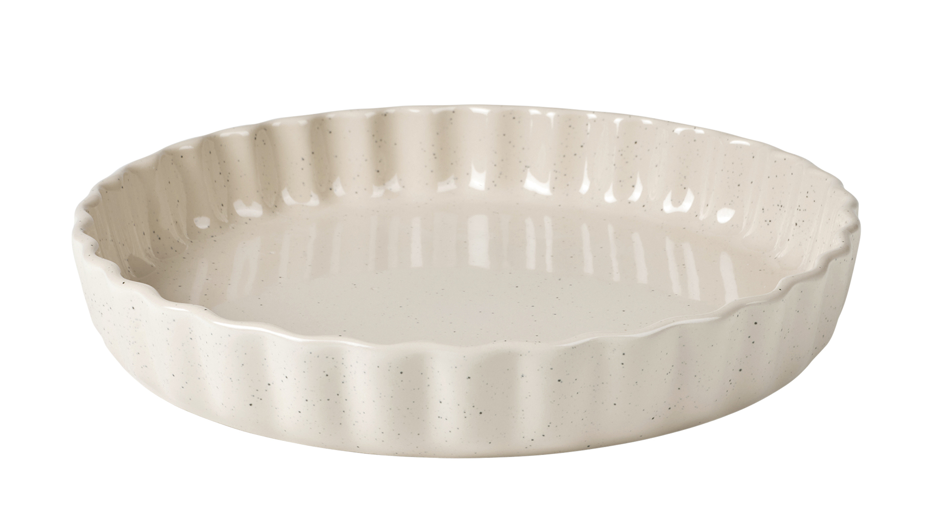 Broste Vig eldfast mót Ø25cm Stoneware beige 55000034 Broste Vig eldfast mót Ø25cm Stoneware beige - Image 1