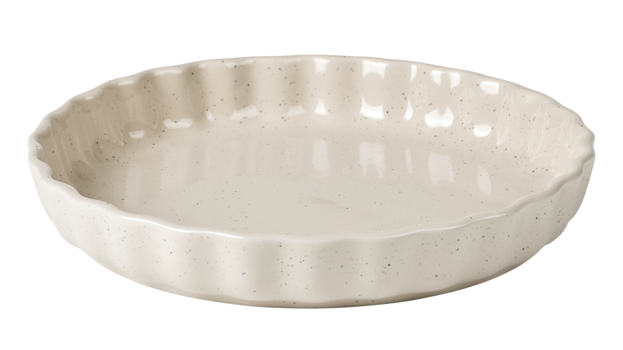 Broste Vig eldfast mót Ø29cm Stoneware beige 55000035 Broste Vig eldfast mót Ø29cm Stoneware beige - Image 1