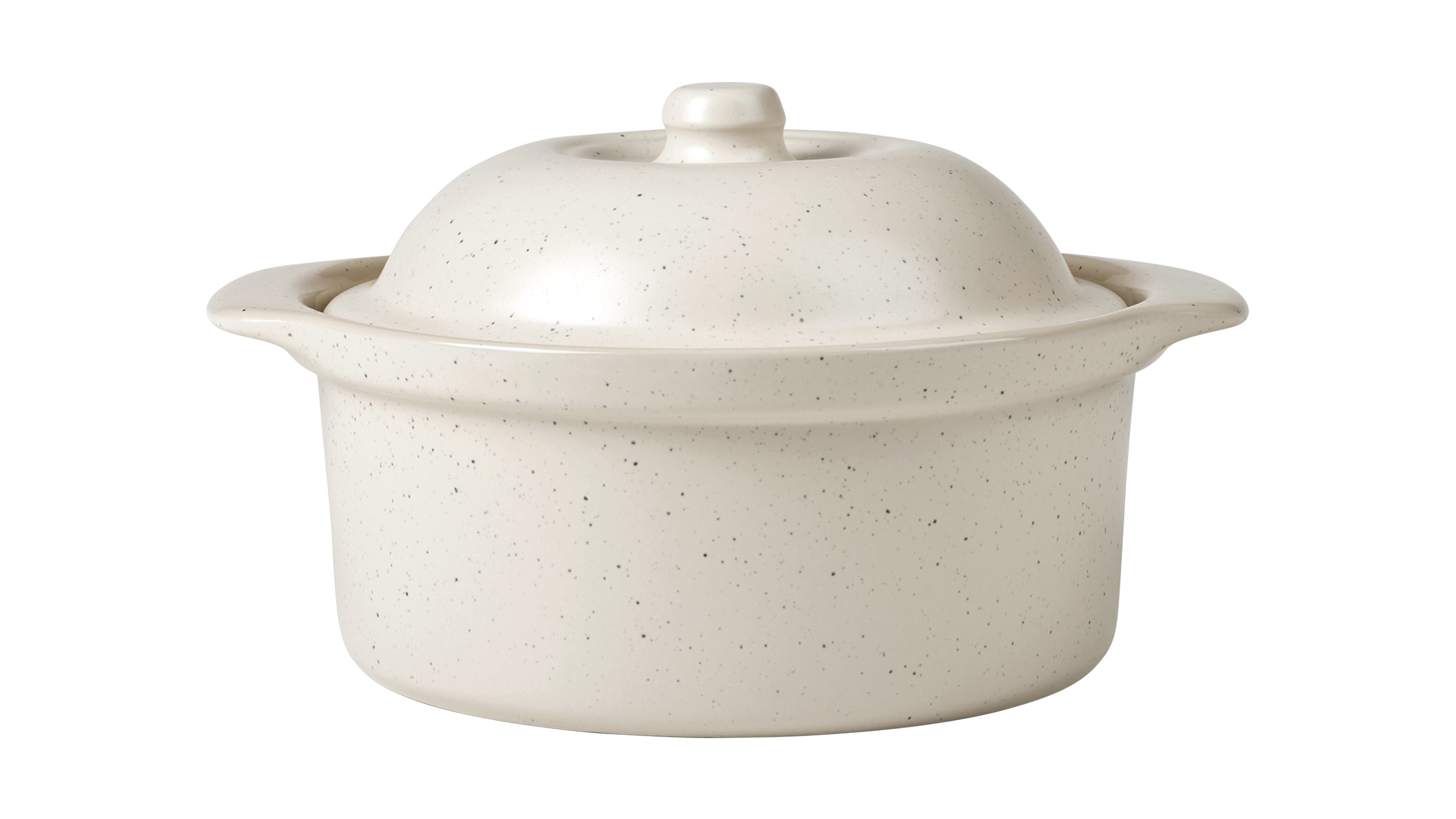 Broste Vig pottur m:loki Þ-20,5 Stoneware beige 55000036 Broste Vig pottur með loki Ø20,5 Stoneware beige - Image 1