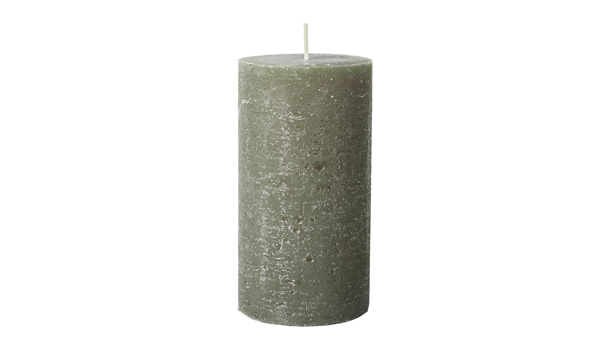 Broste Rustic kerti 7xH13,5 grænt 49151110 Broste Rustic kerti 7xH13,5 grape leaf – mynd 1