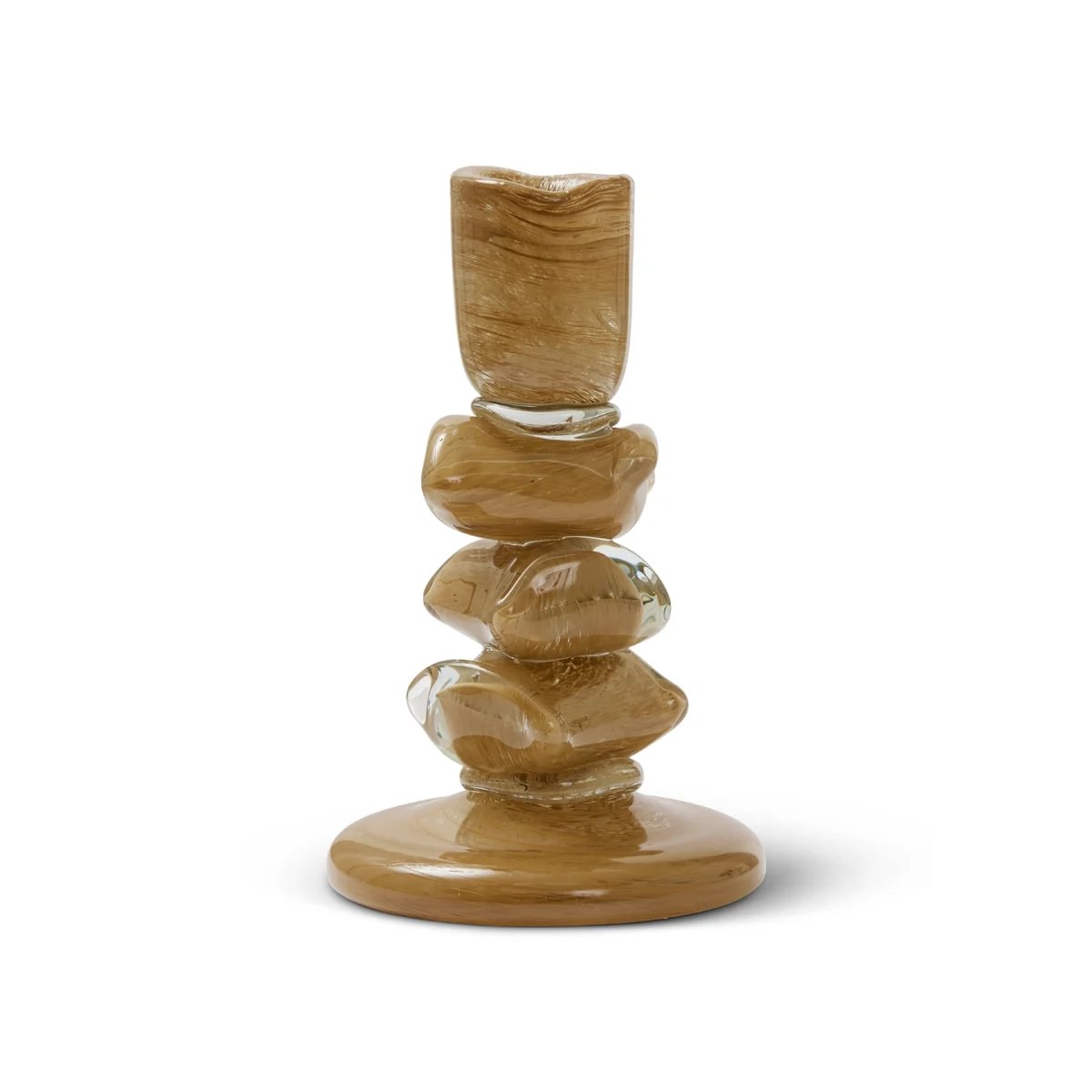 c4a28a76-1780-4974-85ef-ac8e7adec1d7.jpg Jakobsdals Carmella kertastjaki lítill beige - Image 1