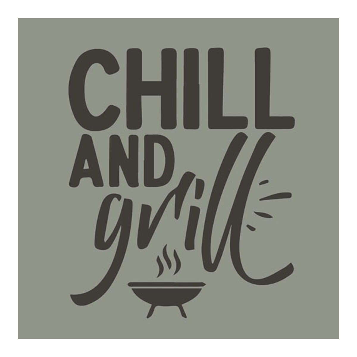 212059 Servíettur Chill & grill 33x33cm – mynd 1