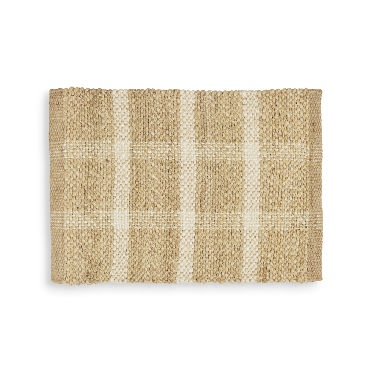 2371184 Jakobsdals Cubbie diskamotta nature/hvít 45x35cm - Image 1