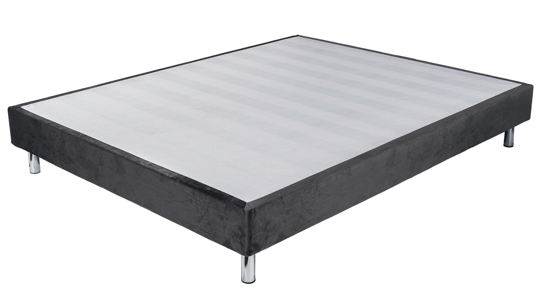 8a64dc80-9f13-4ee7-a5ab-a88da748dd36.jpg Classic áklæði 160x200 dökkgrátt velvet – mynd 1