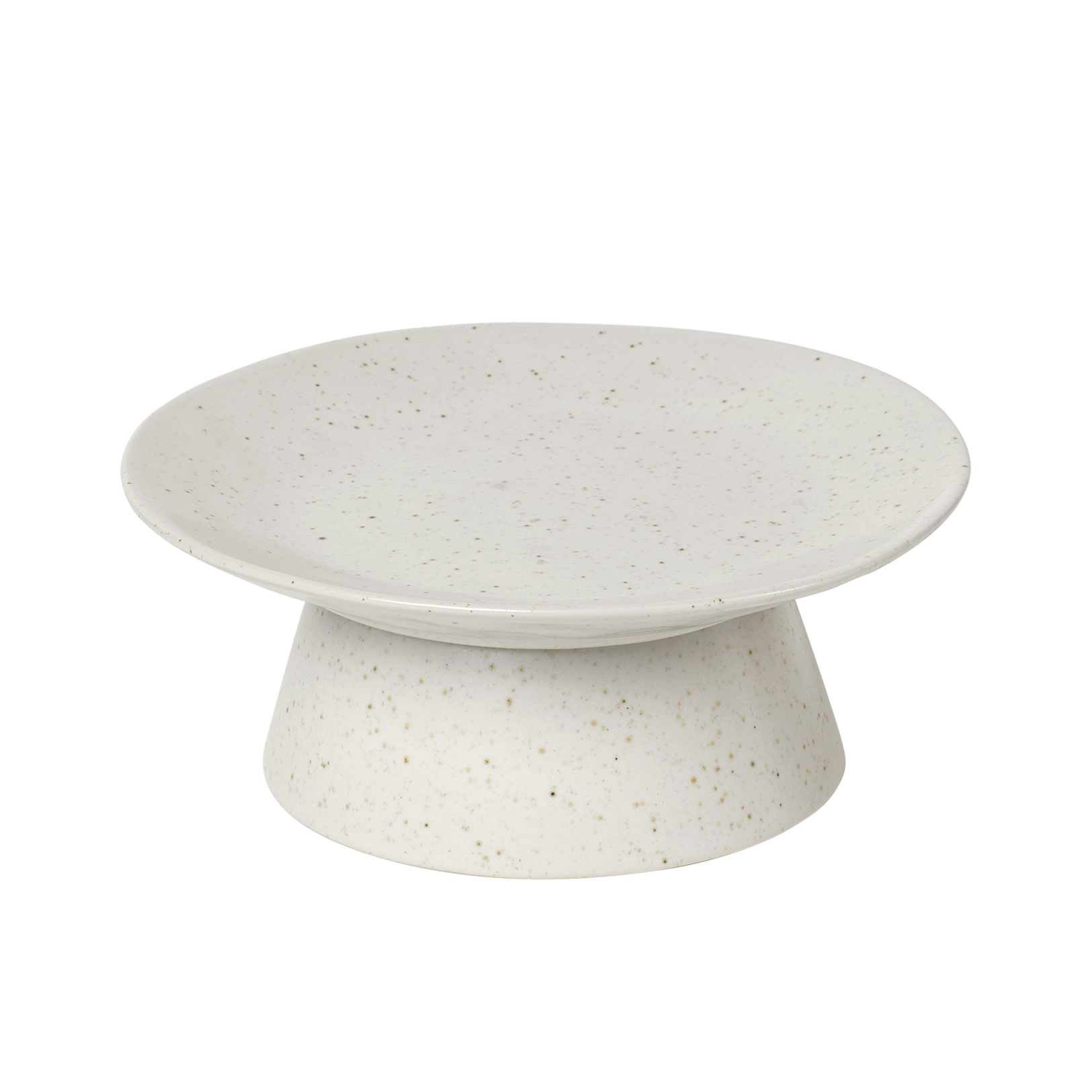 Broste Nordic Vanilla kökudiskur á fæti Ø14,5 cm 14533553 Broste Nordic Vanilla kökudiskur á fæti Ø14,5 cm - Image 1