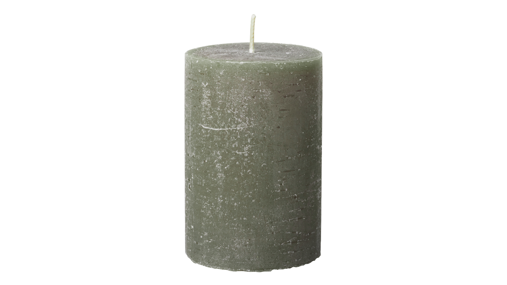 Broste Rustic kerti 7xH10 grænt 45964310 Broste Rustic kerti 7xH10 grape leaf – mynd 1