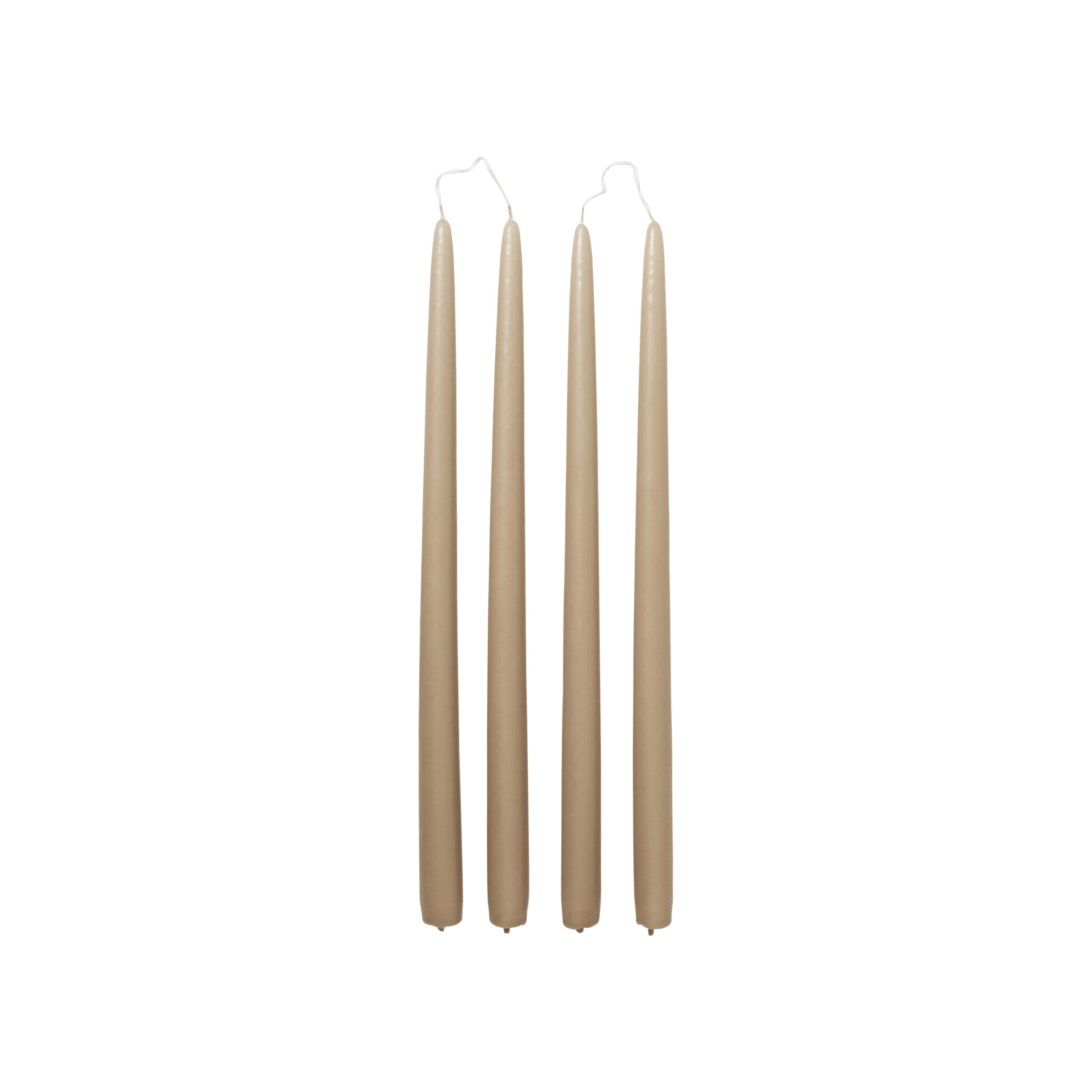 Broste Tapered kerti s:4 walnut 45800509 Broste Tapered kerti s/4 walnut – mynd 1