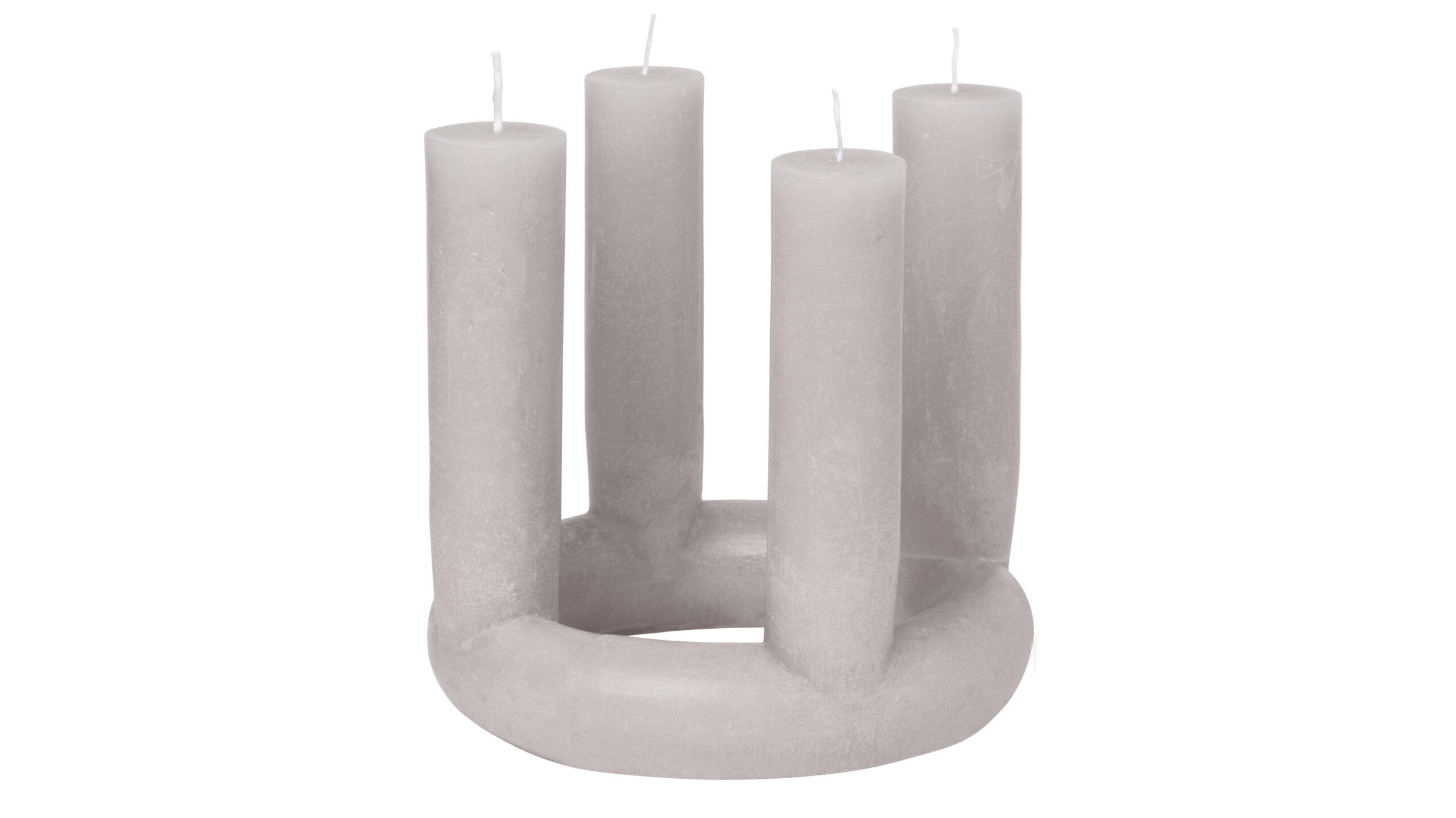 Broste aðventukerti Lucia rainy day Broste Lucia aðventukerti ljósgrátt – mynd 1