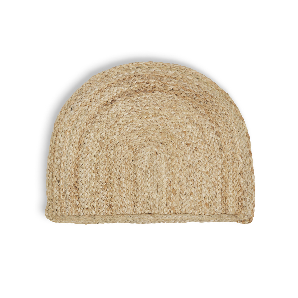 Jakobsdals Merida diskamotta beige jute 35x48 237100 Jakobsdals Merida diskamotta beige jute 35x48 – mynd 1