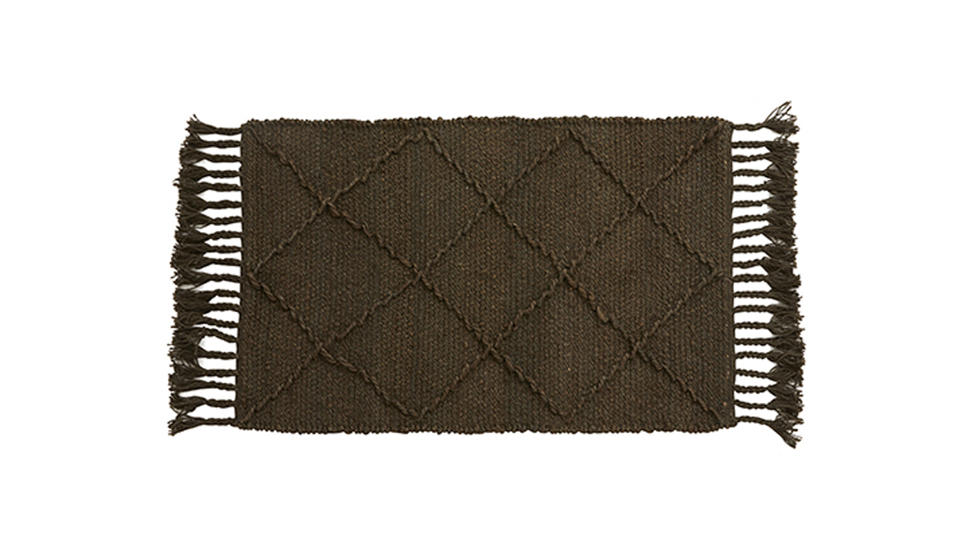 Nordal Jutan motta jute 60x90cm grænbrún 82420 Nordal Jutan motta jute 60x90cm grænbrún – mynd 1