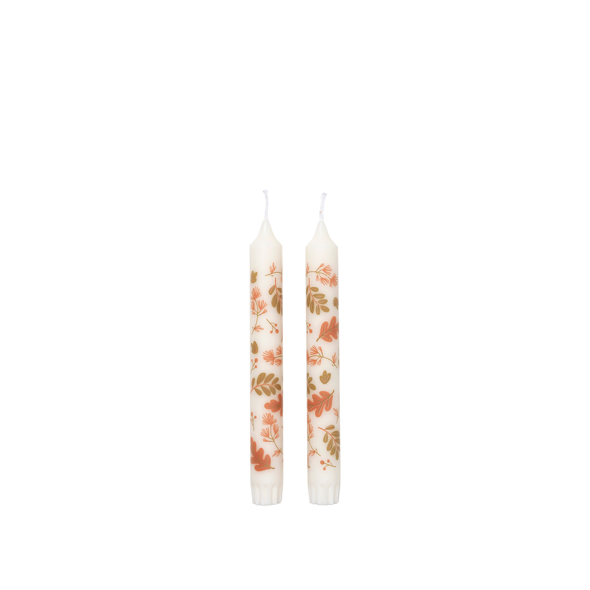 45904256 Broste Forest Leaves kerti S/2 hvít/orange – mynd 1