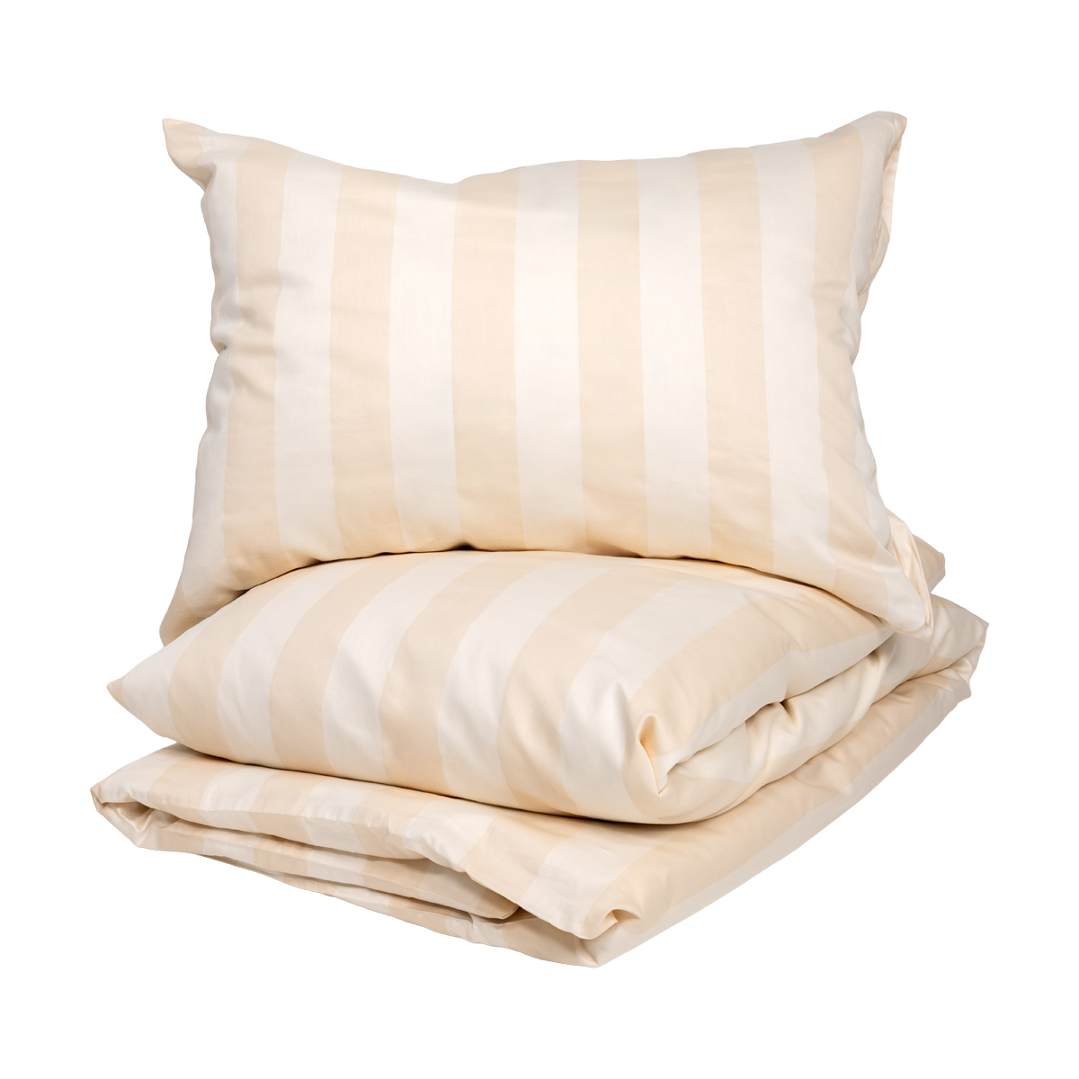 Dorma-Home-rúmföt-satín-natural-striped Dorma Home rúmföt satín 140x200 natural striped – mynd 1