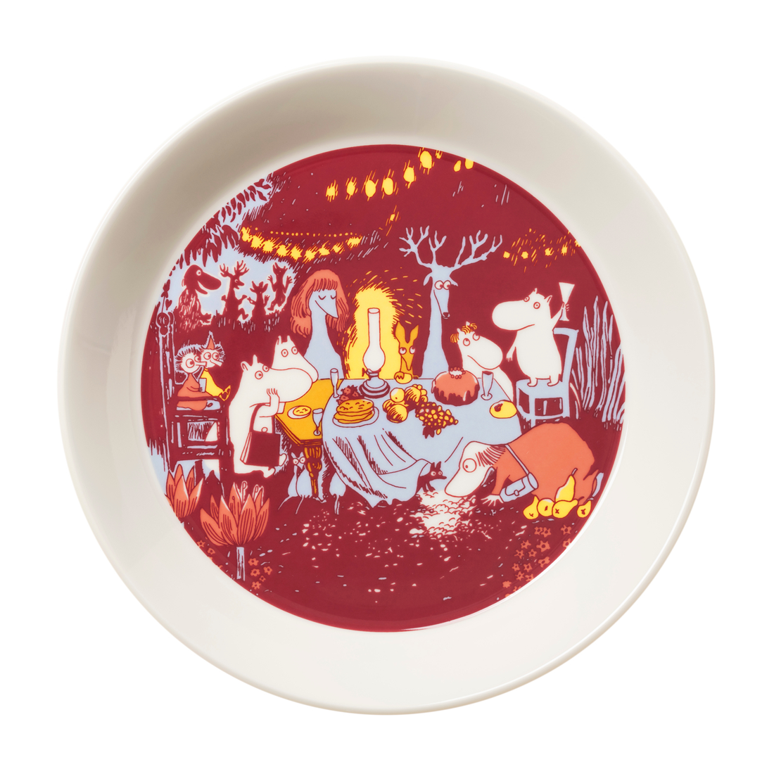1079548_Moomin_plate_19cm_Festive_Moments Iittala Moomin diskur 19cm Festive – mynd 1