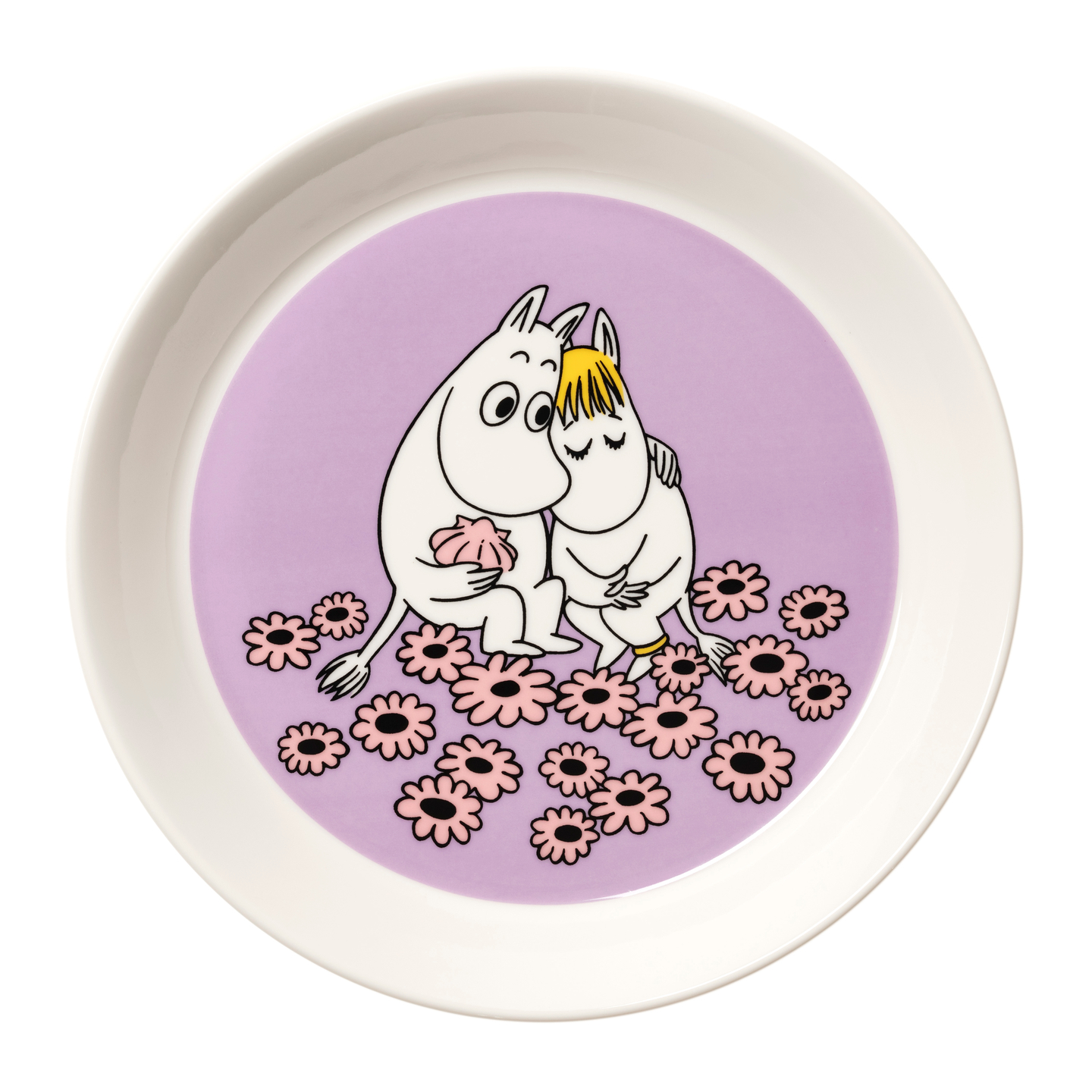 1082636 Iittala Moomin diskur 19cm Sweethearts (1) Iittala Moomin diskur 19cm Sweethearts – mynd 1