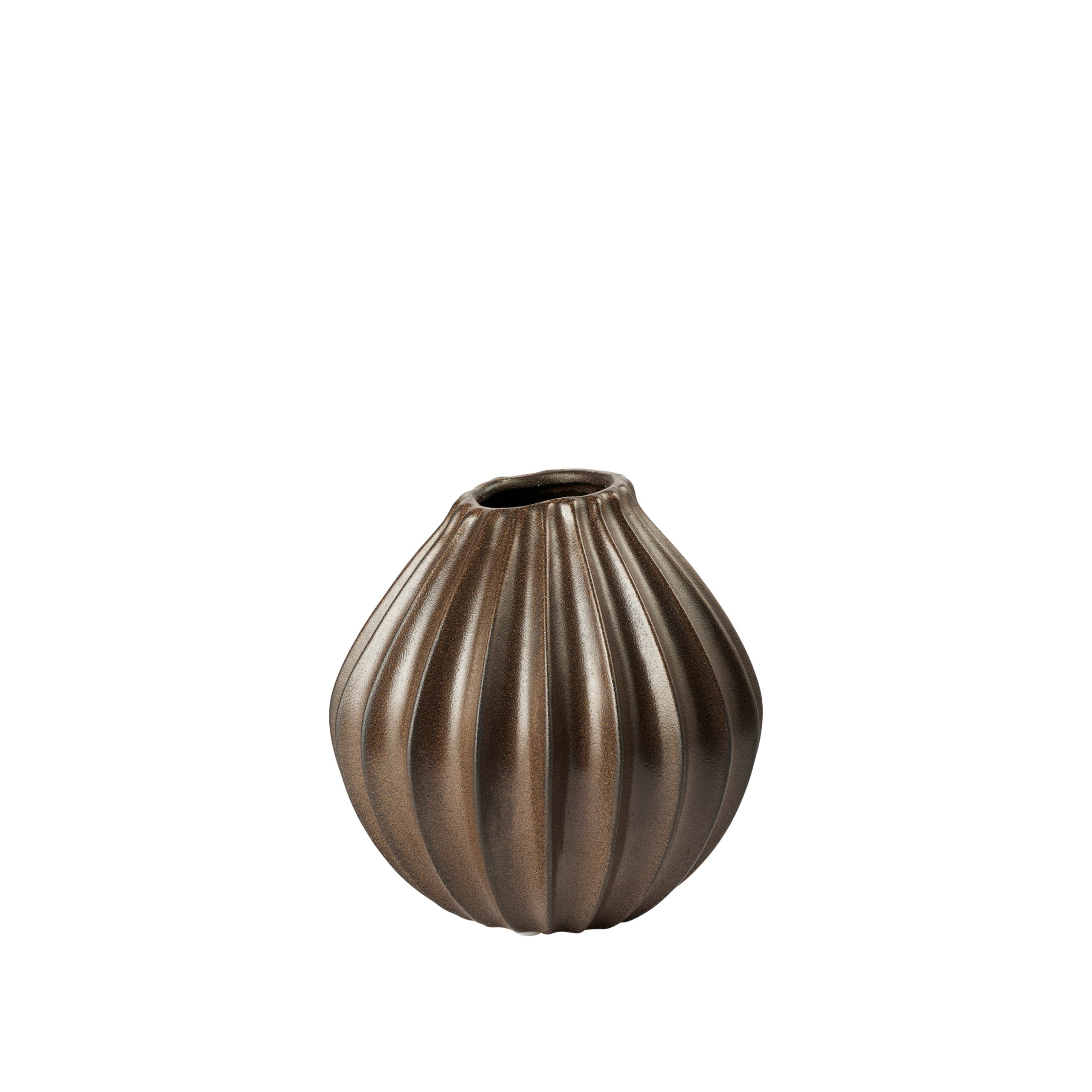 14445435 Broste Wide vasi M antique brúnn – mynd 1