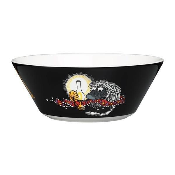 38ceb50a-b9d8-4c13-8c95-e6221caf3a0e.jpg Iittala Moomin djúp skál 15cm Ancestor black – mynd 1