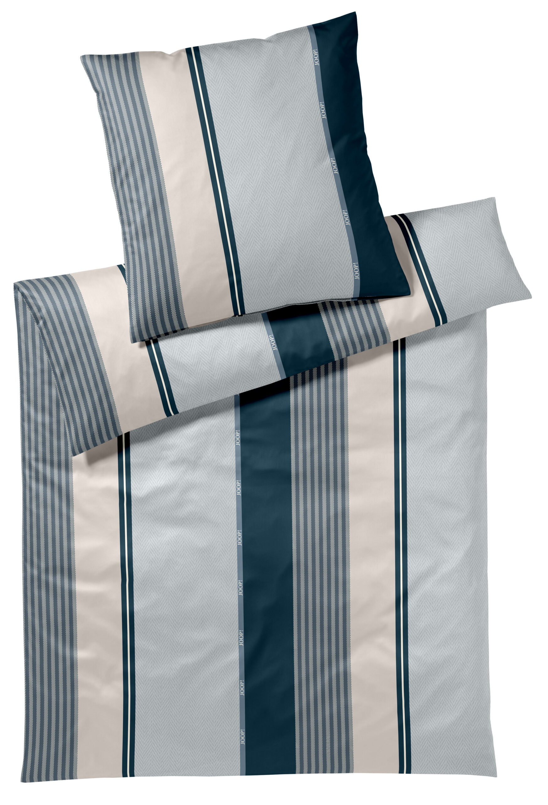 4125-2Frei Joop rúmföt Herringbone stripe 4125-2 140x200 – mynd 1