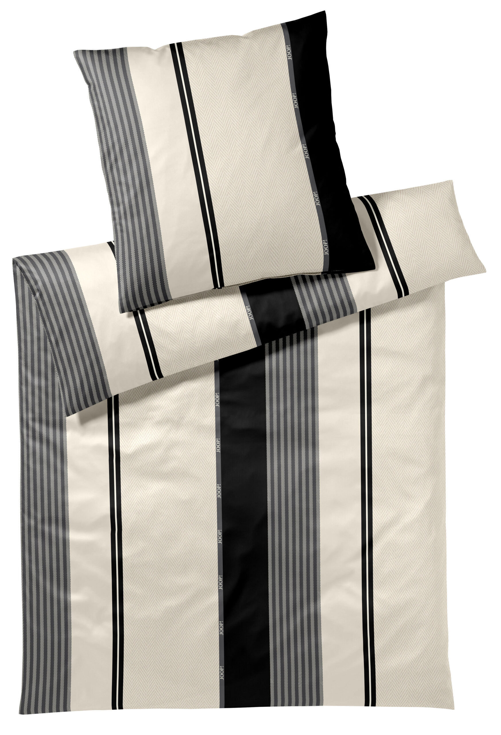4125-9Frei Joop rúmföt Herringbone stripe 4125-9 140x200 – mynd 1