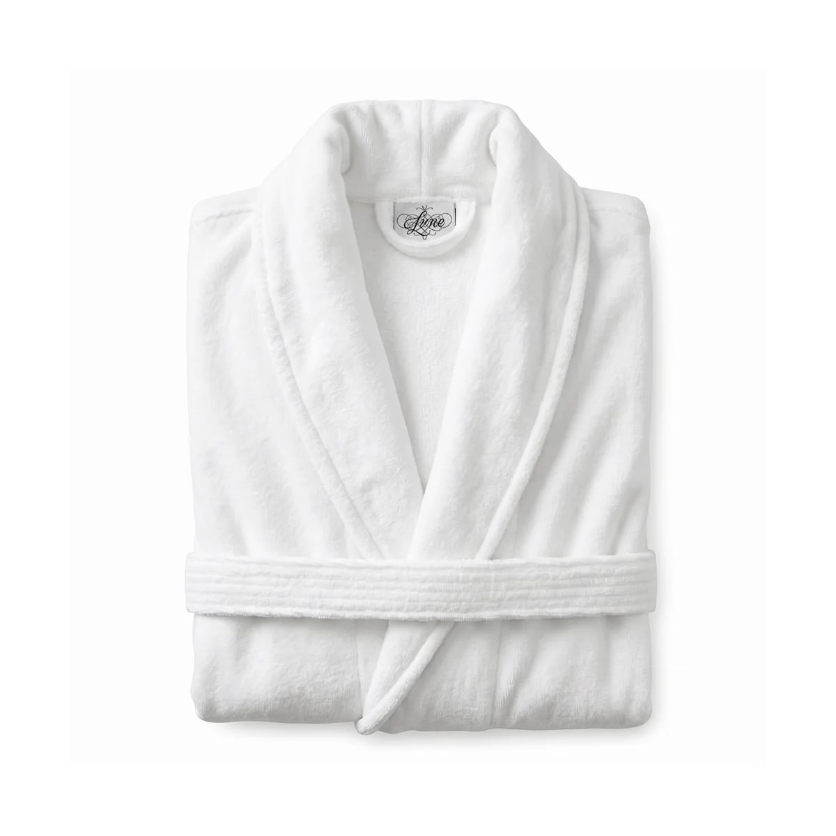 6bfe7923-5545-45fb-9fcc-4b9f0a6312d1.jpg Hótel baðsloppur Velour hvítur XL – mynd 1