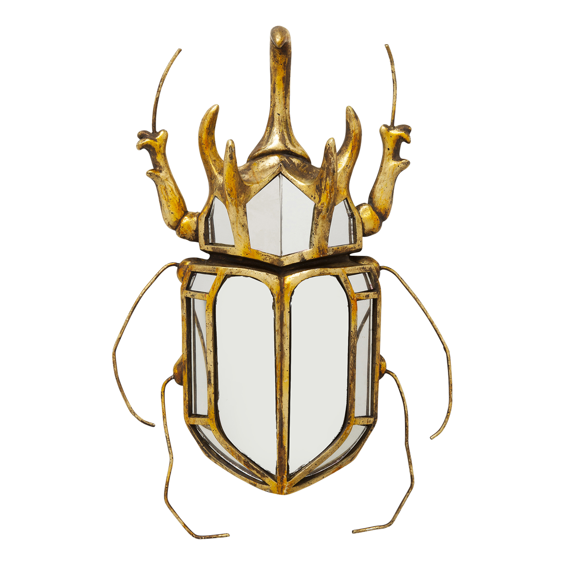 51221 Kare Beetle spegill gylltur 25x39cm (1) Kare Beetle spegill gylltur 25x39cm – mynd 1