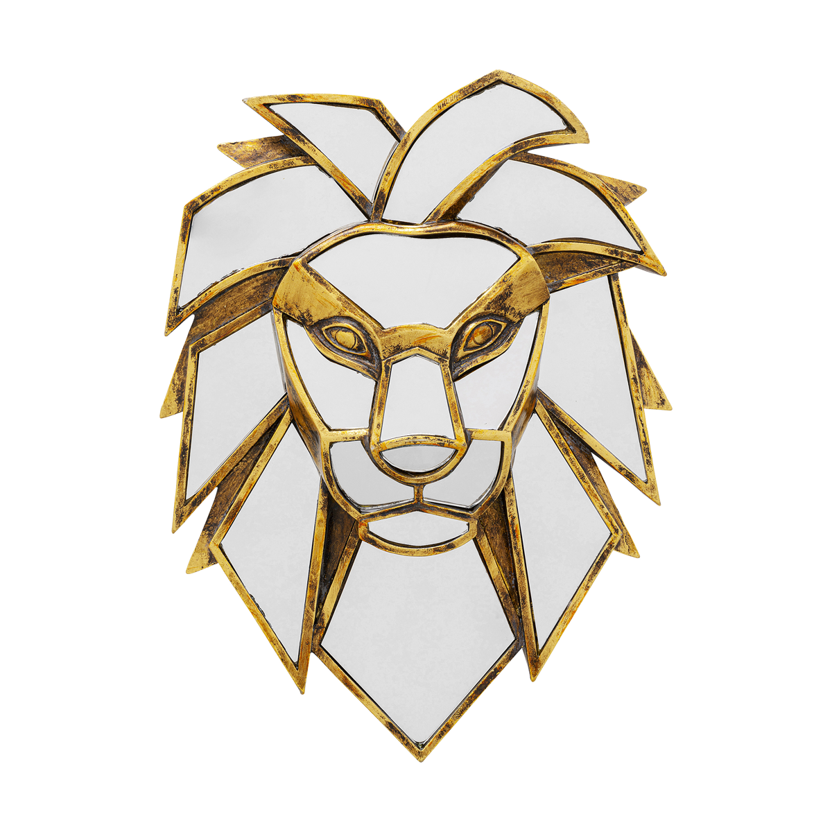 56984 Kare Lion spegill 27x33cm gylltur (1) Kare Lion spegill 27x33cm gylltur – mynd 1