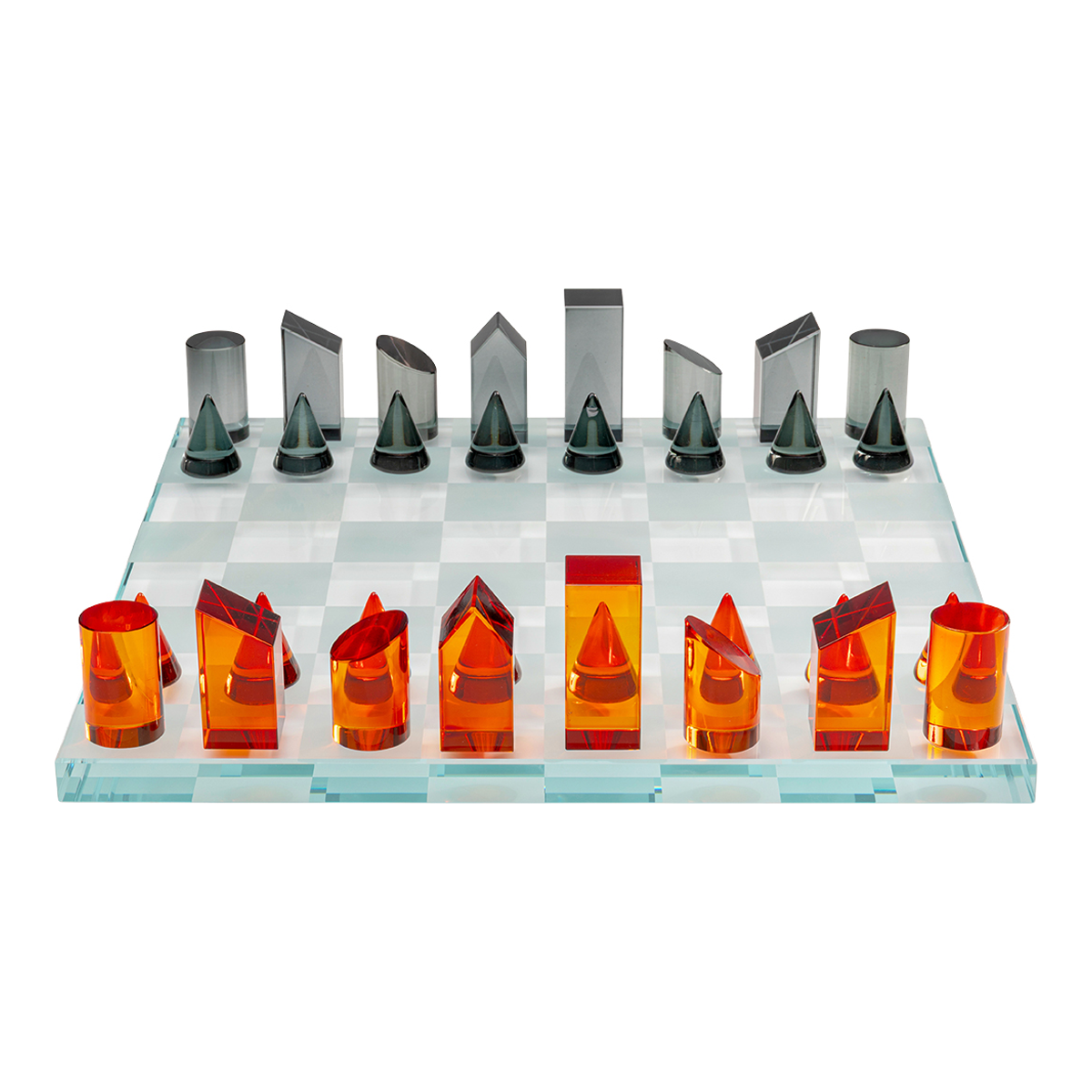 58665 Kare Crystal chess taflborð 37x37cm (1) Kare Crystal chess taflborð 37x37cm – mynd 1