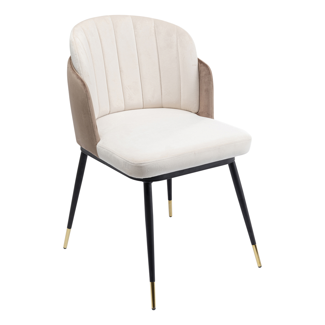 86064 Kare Hojas borðstofustóll beige (4) Kare Hojas borðstofustóll beige – mynd 1