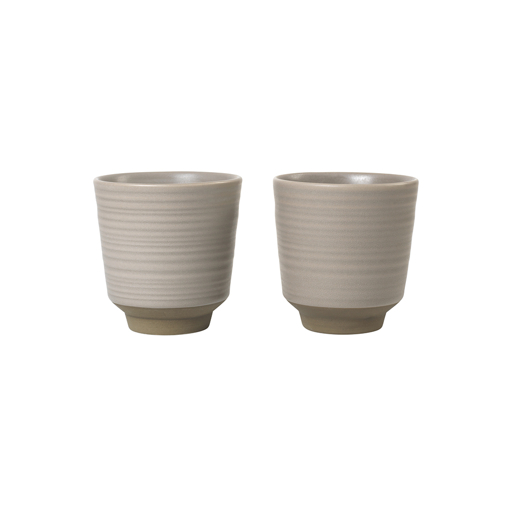 Broste Miko bollar s:2 15cl warm grey 14533541 Broste Miko bollar s/2 15cl warm grey – mynd 1