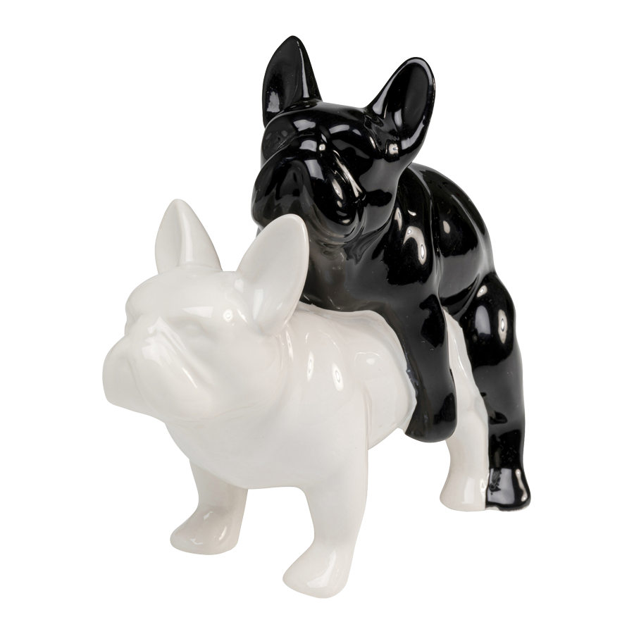 Kare Love dogs stytta hvít:svört 56836 Kare Love dogs stytta hvít/svört – mynd 1