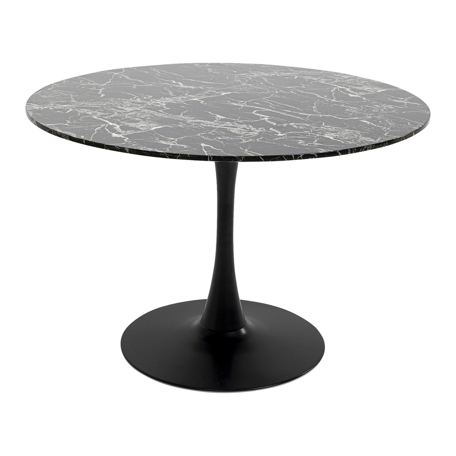 Kare Schickeria Marbleprint borð svart Ø110cm 87056 Kare Schickeria Marbleprint borð svart Ø110cm – mynd 1