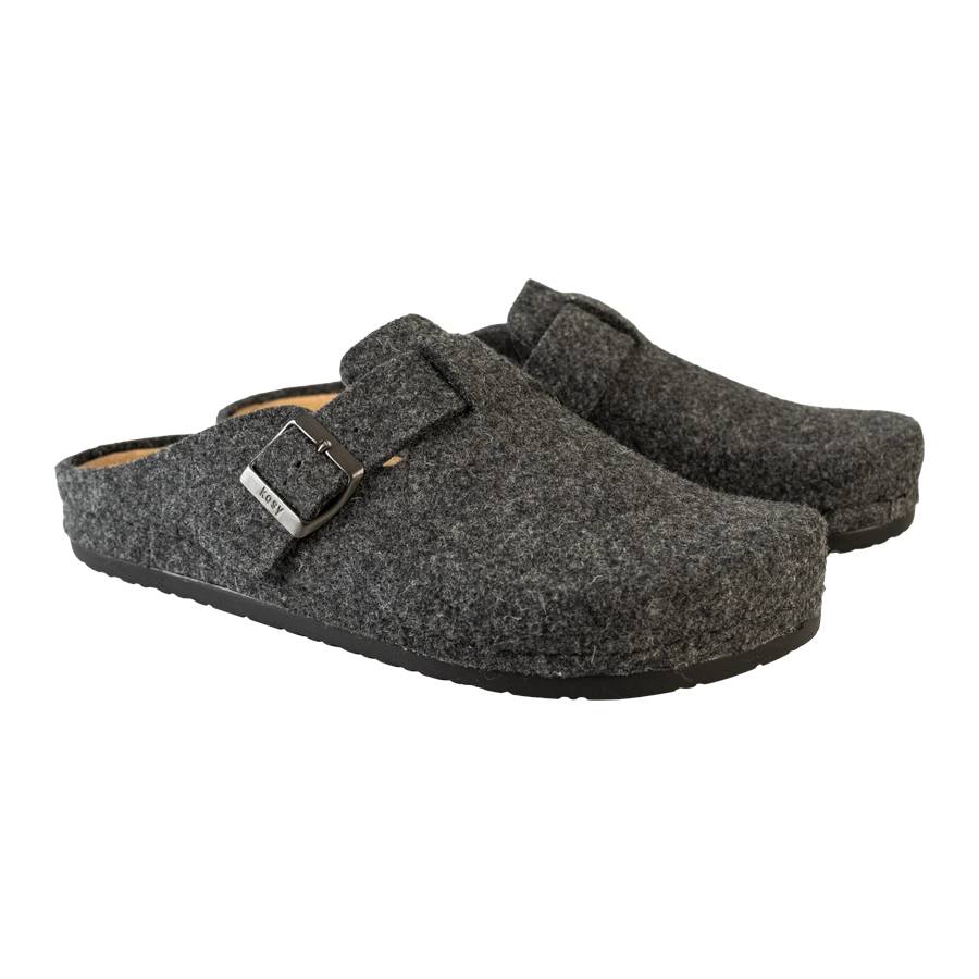 Stormur m:sylgju – Inniskór – Grár 901 Kosy inniskór 42 Stormur m/sylgju grár 901 M – mynd 1